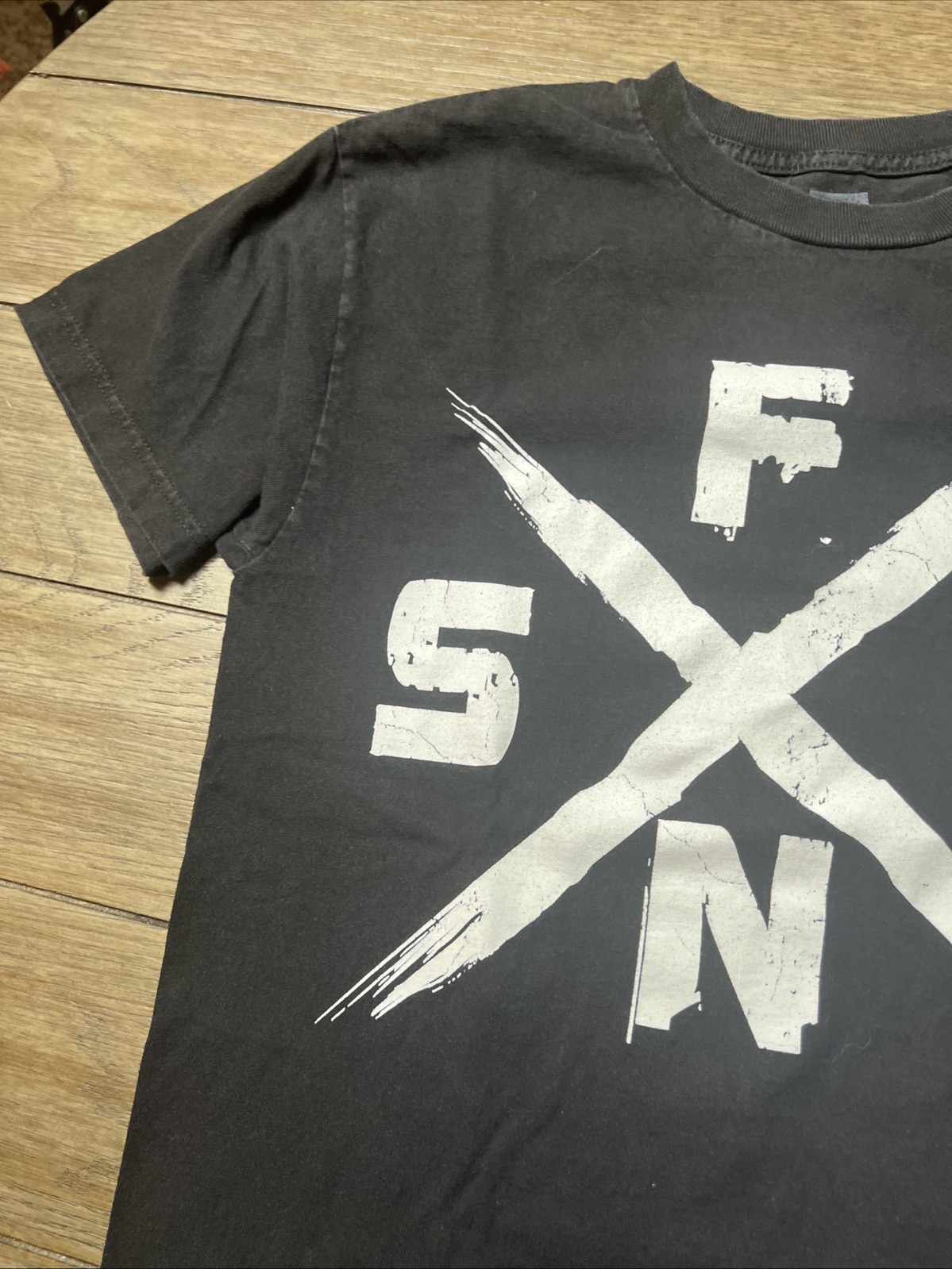 Seth Rollins SFNR WWE T-Shirt Black Men’s Double-Sided Official Wrestling Merch gallery