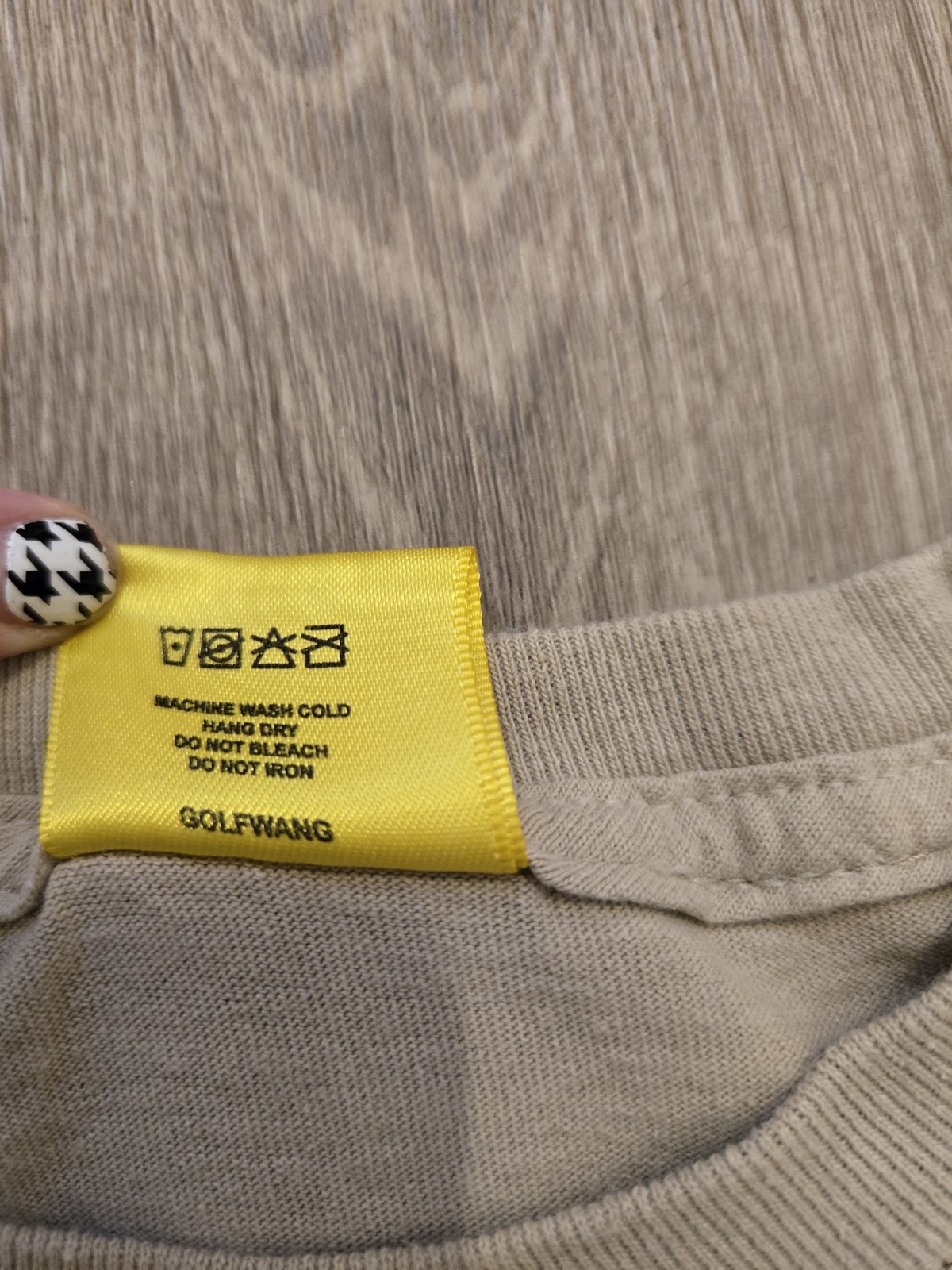 Golf Wang Gum Bottom of Shoe T-shirt Mens S Tyler The Creator Tan Crewneck gallery