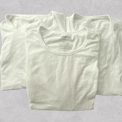 Tommy John Second Skin Stay Tucked Undershirts Mens XL Lot Of 3 White Crew Neck