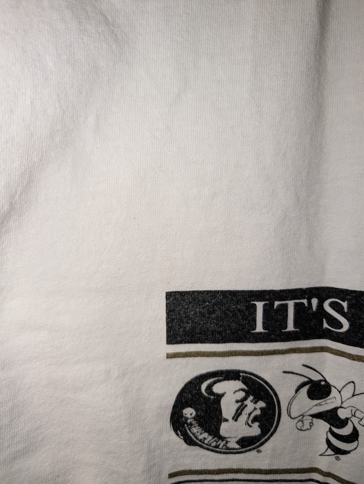 Vintage Wake Forest Shirt Mens Large L White ACC It's Lonely At The Top Demon gallery