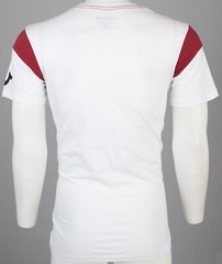 $79 TRUE RELIGION White SQUARE FOOTBALL Short Sleeve Designer Graphic T-shirt