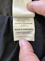 OFF WHITE “ I Need Space” STAFF T Shirt Fall Winter 2023 XL