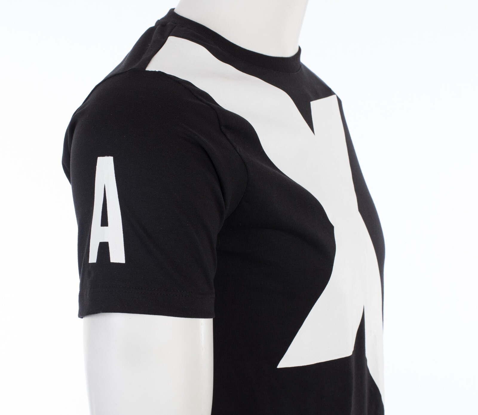 ARMANI EXCHANGE Black X LOGO Short Sleeve Slim Fit Designer Graphic T-shirt NWT gallery