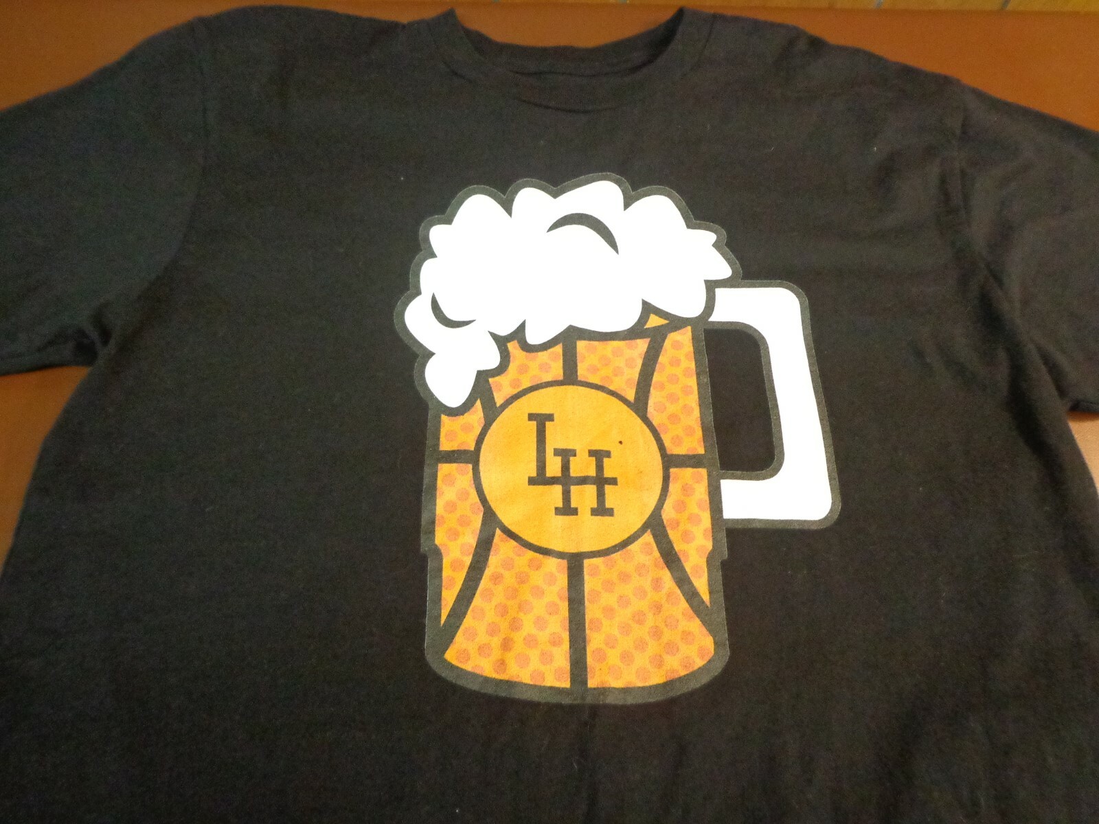 Lite Hops LH Beer Mug Graphic T Shirt Size Medium P9