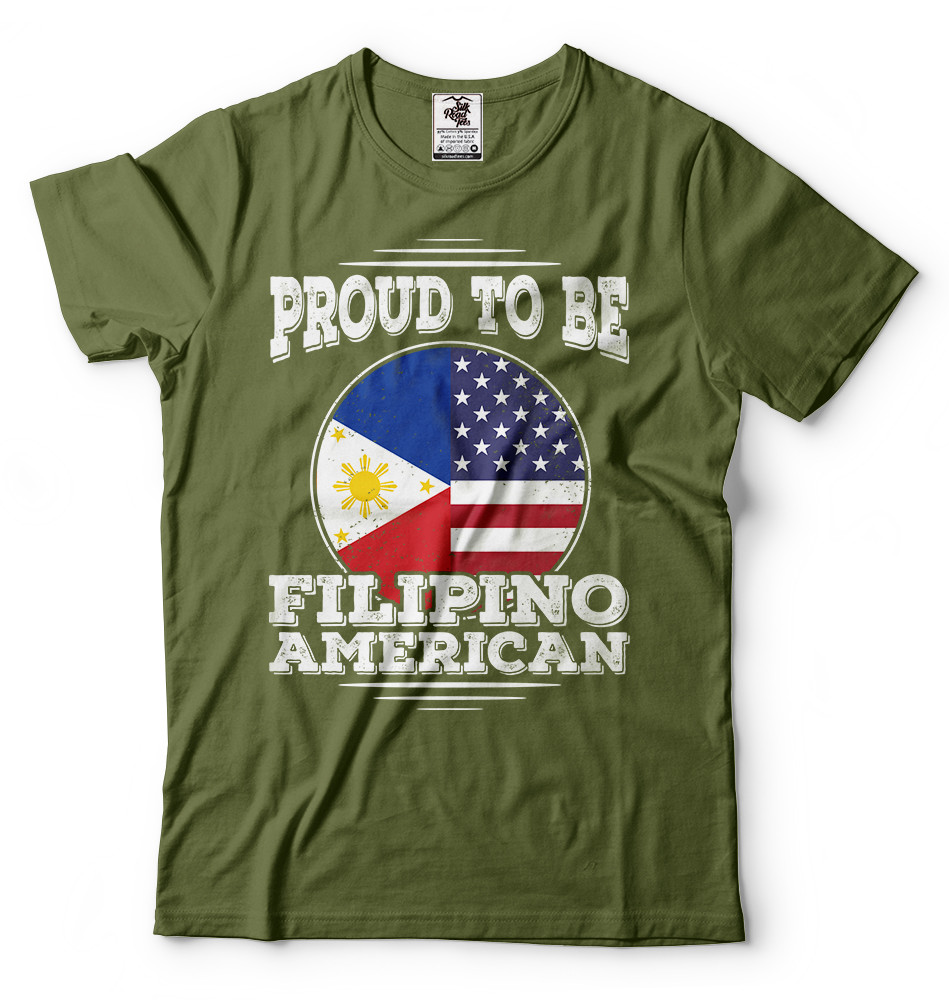 Proud To Be Filipino American Philippines Filipino Heritage T shirt gallery