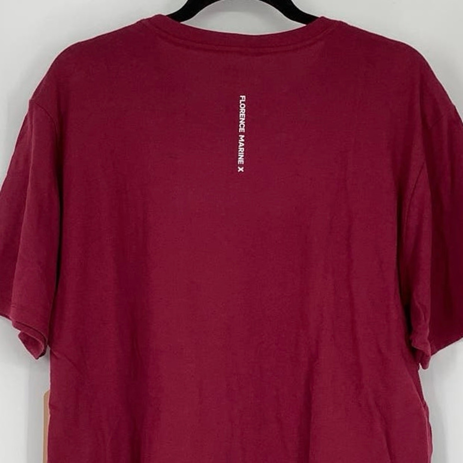 NEW! Florence Marine X Men's Large Marine Exploration Maroon T-Shirt M14-1 gallery