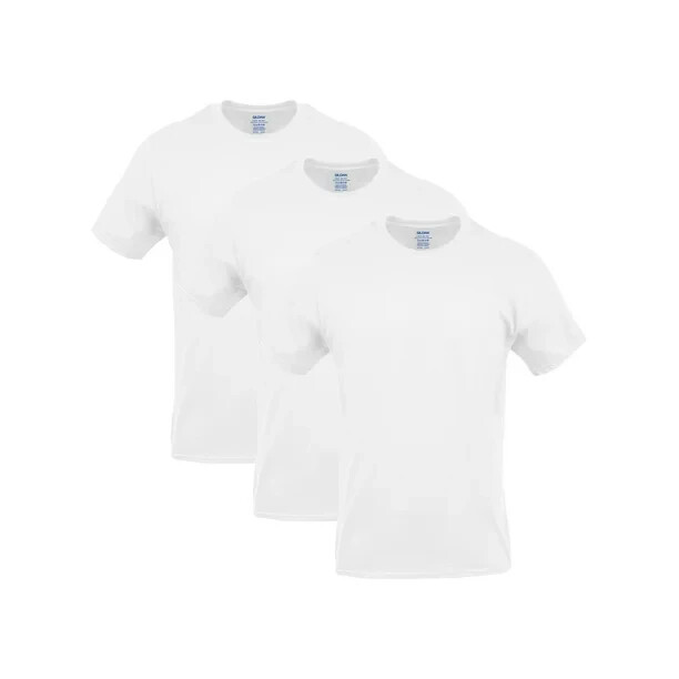 Gildan Men’s Crew T-Shirts, 3-Pack