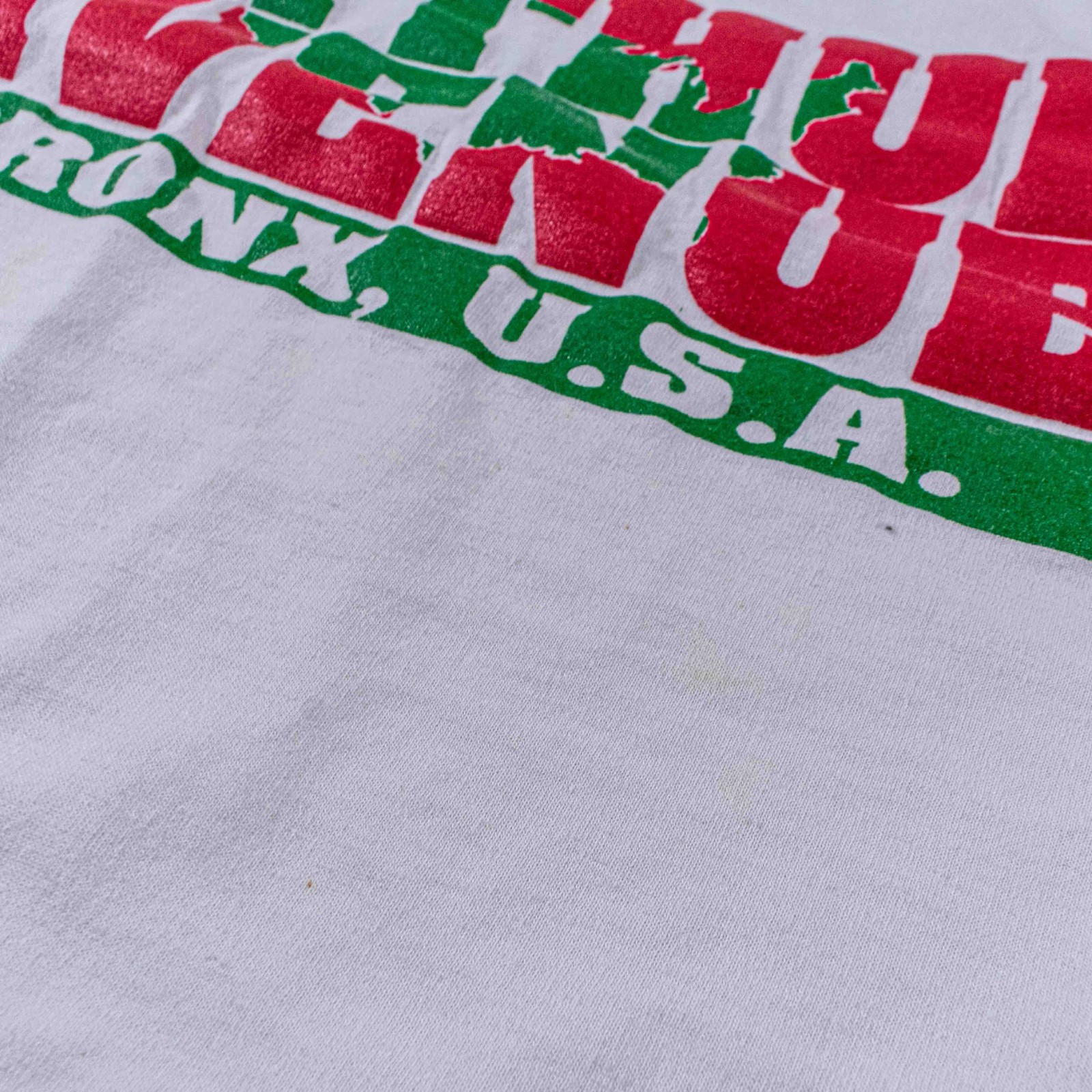 Vintage 90s Arthur Avenue Bronx NY Little Italy T-Shirt XL Italian Heritage Tee gallery