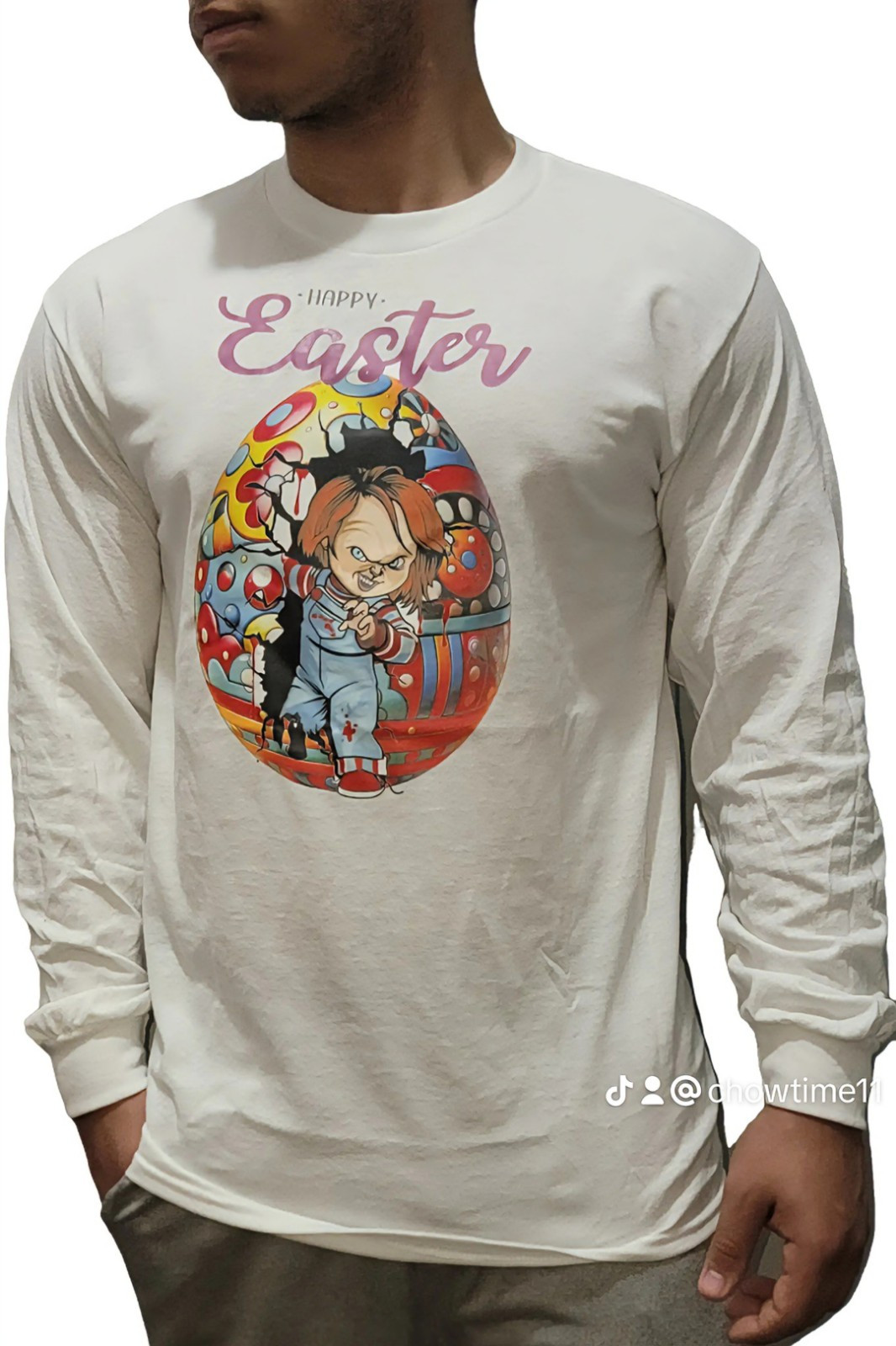 Happy Easter Animated Long Sleeves T Shirts gallery