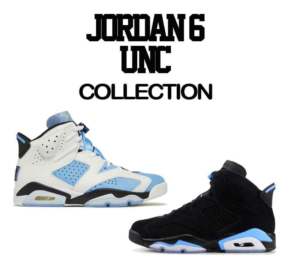 Shirt To Match Jordan 6 UNC University Blue - Fly Kicks Sneaker Tee gallery