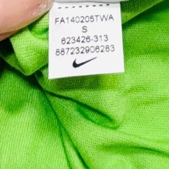 Nike Field General Quarterback Tee Mens Small NWT Lime Green 5 Stars 623426-313