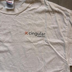Hanes Heavyweight Cingular Wireless Promo T-Shirt XL