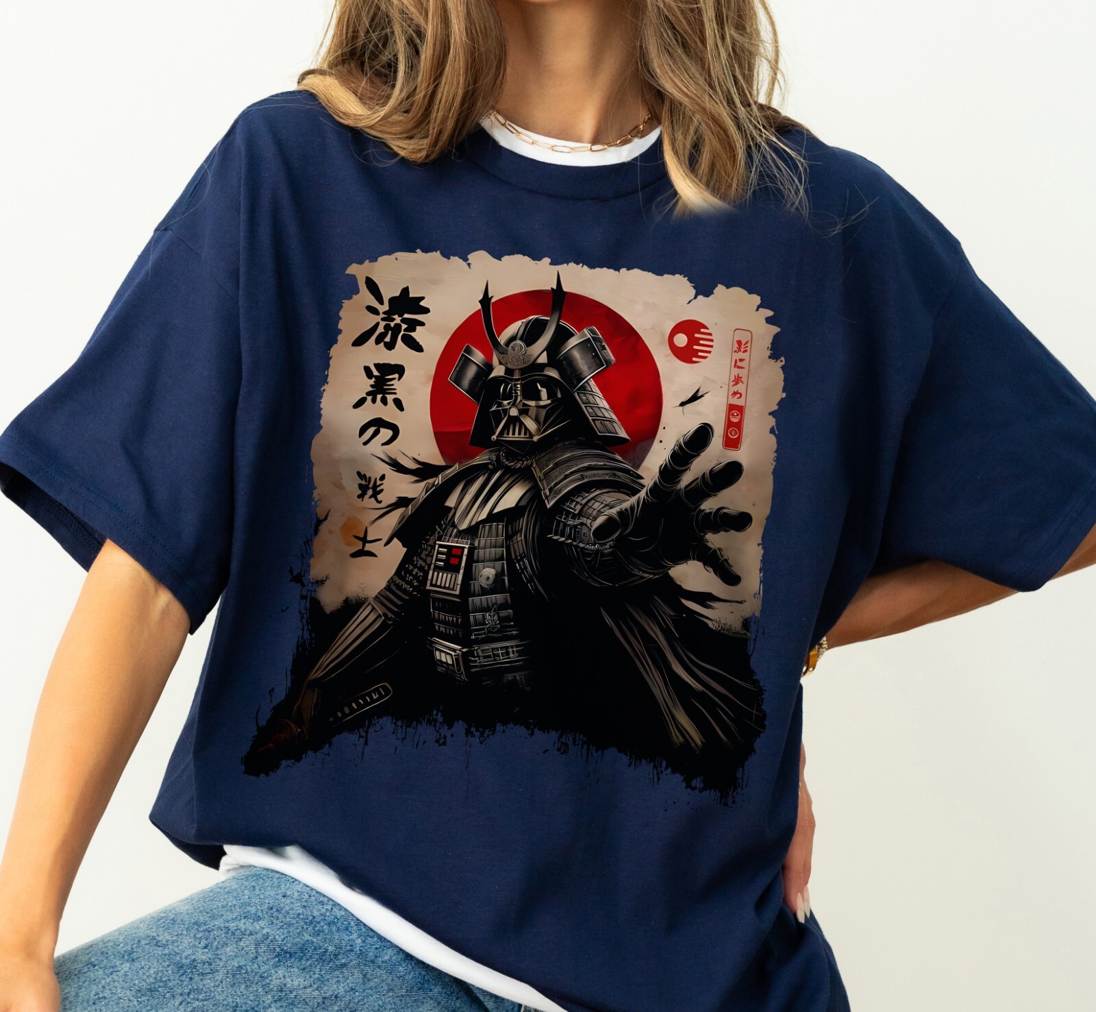 Vintage Samurai Darth Vader Antique Japanese Unisex Adult Kid Tee 280504 gallery