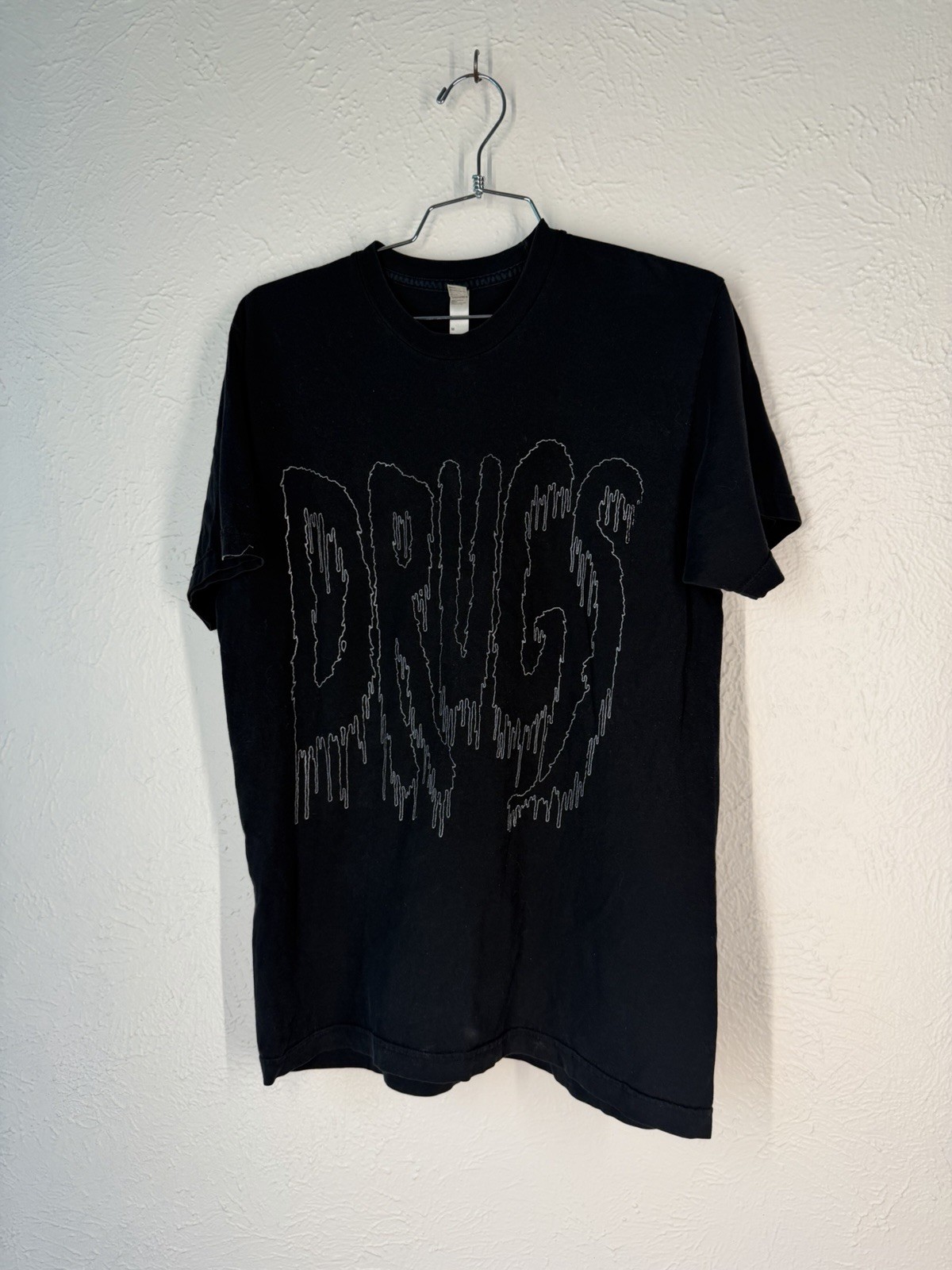 American Apparel Drugs Dripping Graphic Tshirt Vintage 00s S M Online Ceramics gallery