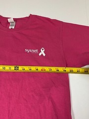 Sysnet Mens shirt Medium Pink sysnet pink because we care