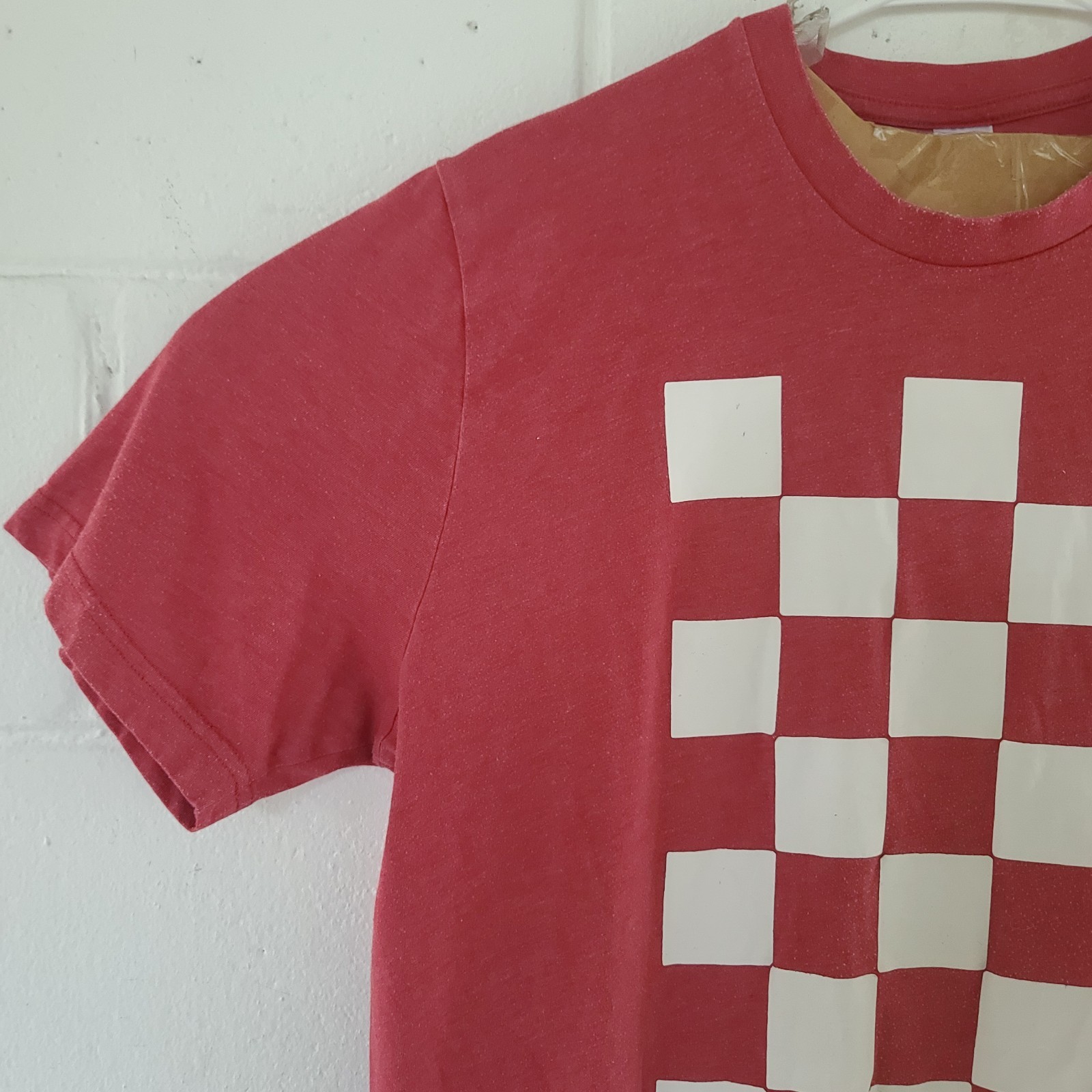 Pizza Hut Red Merch Tee Shirt Sz LG Checkboard Official Merchandise IQ Apparel gallery