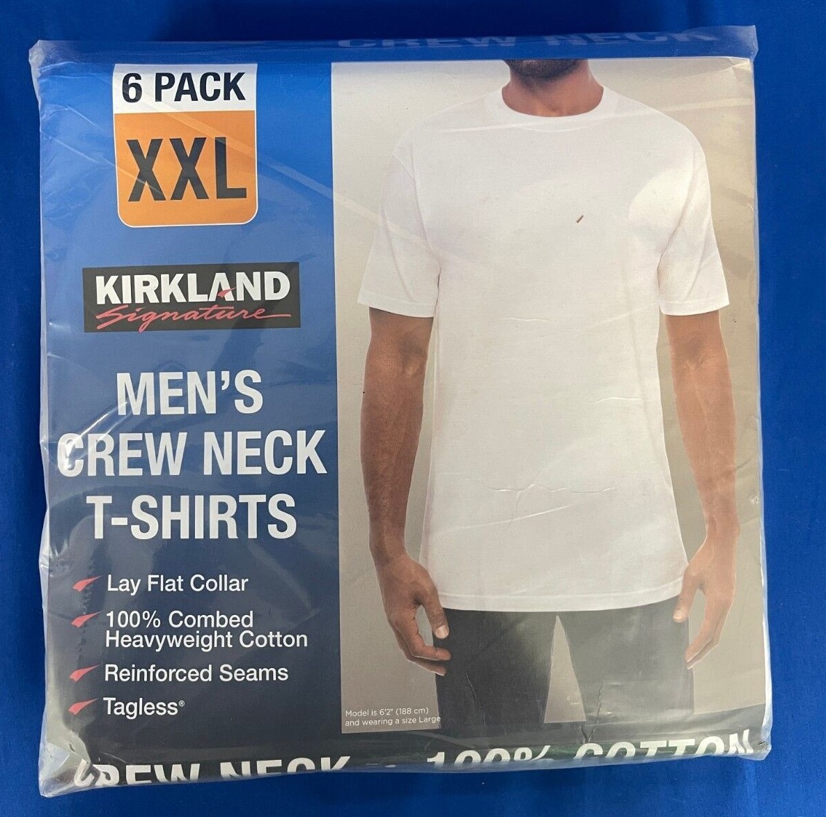 Kirkland Signature Men’s Crew Neck 6-Pack T-Shirts - Choose Color & Size - NEW gallery