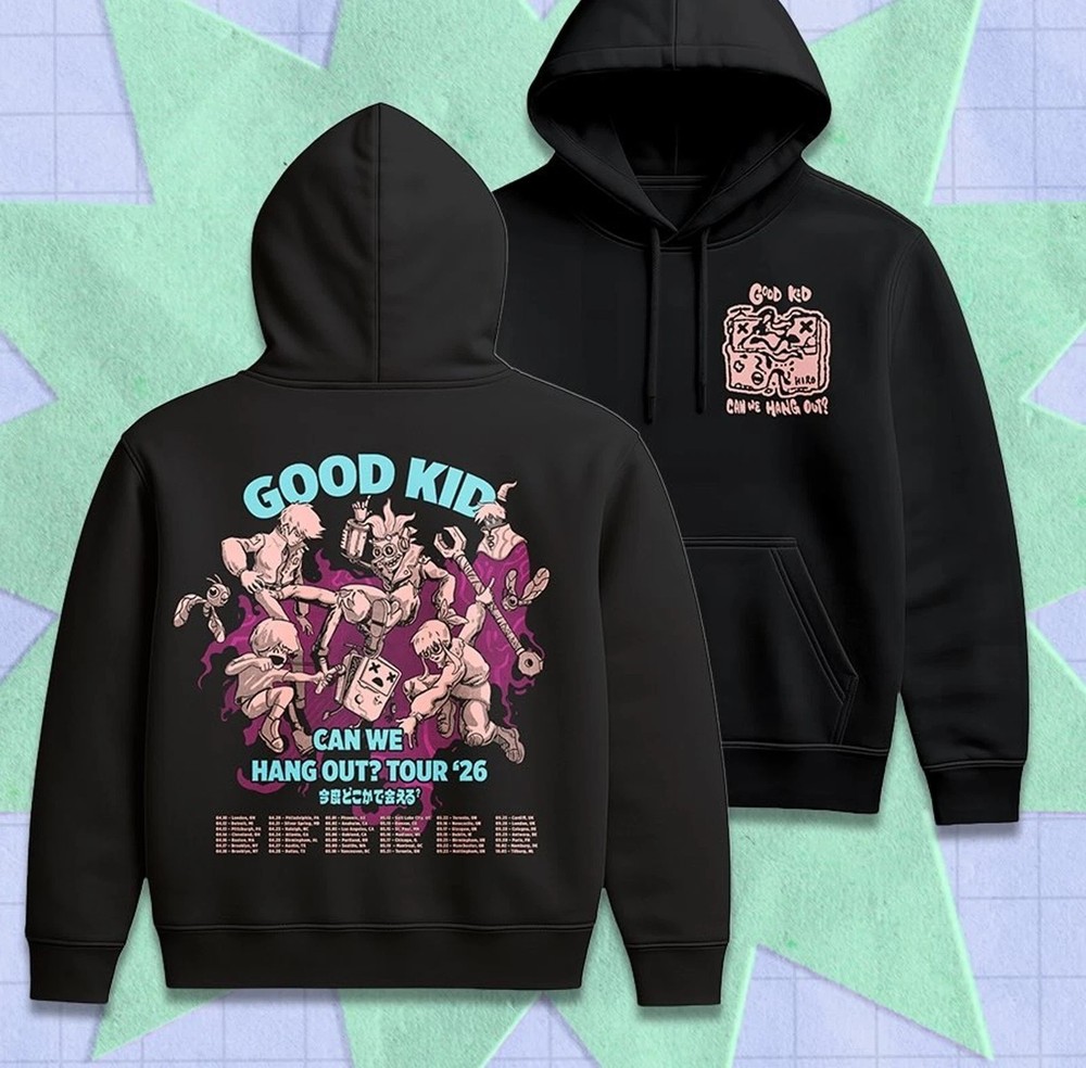 Good Kid Band Can We Hang Out Tour 2026 Merch Hoodie