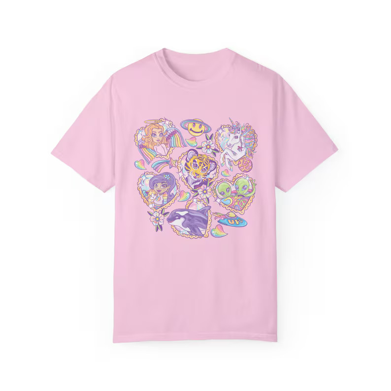 Vibes Comfort Tee Shirt Relaxed Fit Casual Style Soft gallery