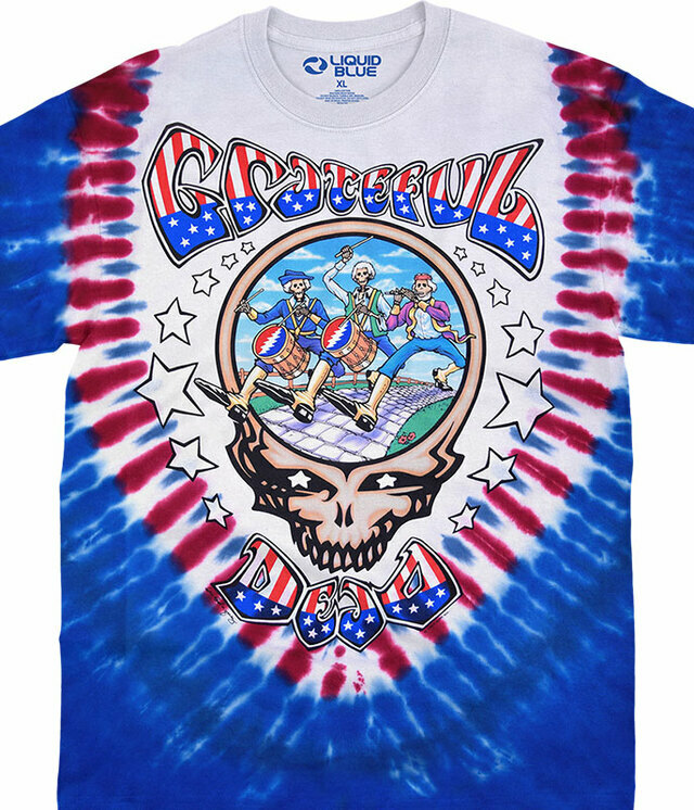 GRATEFUL DEAD-REVOLUTIONARY DEAD-2 SDD TIE DYE T-SHIRT S-M-L-XL-2X Garcia,Lesh gallery