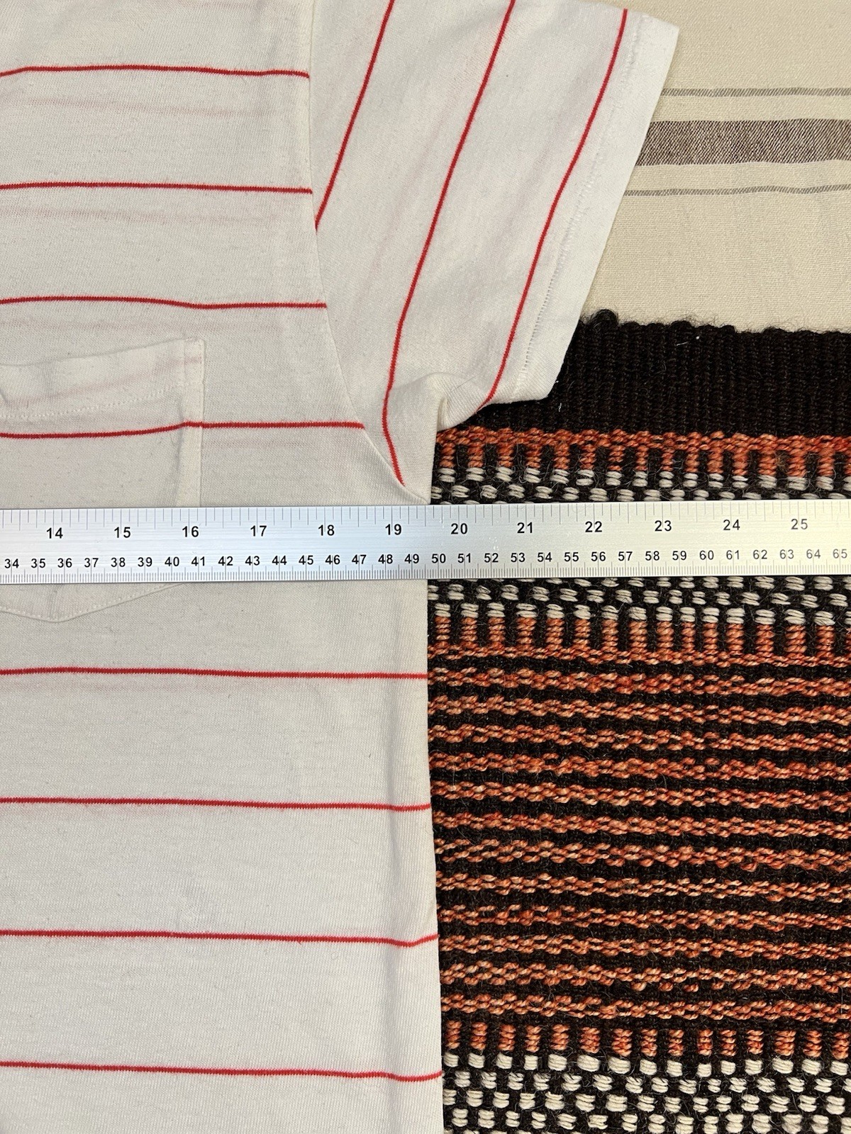 LVC 50s Sportswear T-Shirt M Levi's Vintage Clothing Ringer Single Stitch Stripe gallery