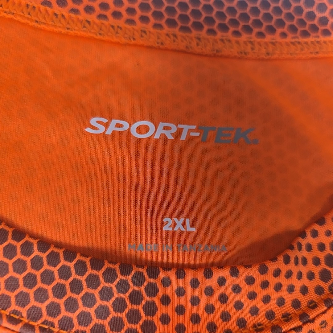 Sport-Tek Baseball Crazy Shirt 2XL Orange Camo Mesh ST370 Performance Tee gallery