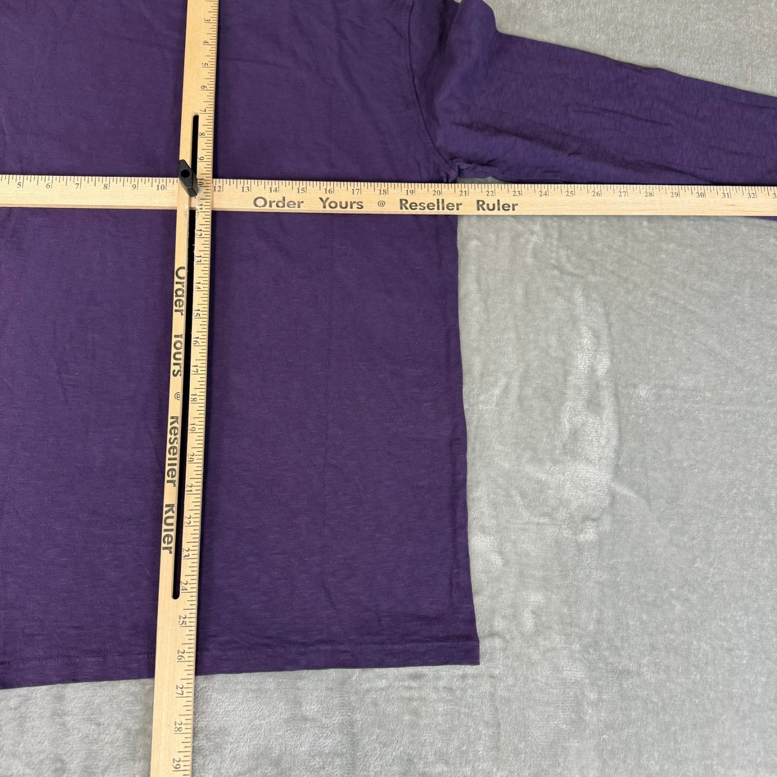 American Giant Long Sleeve Tee T-Shirt Mens Medium Purple Cotton $65 USA NWOT gallery