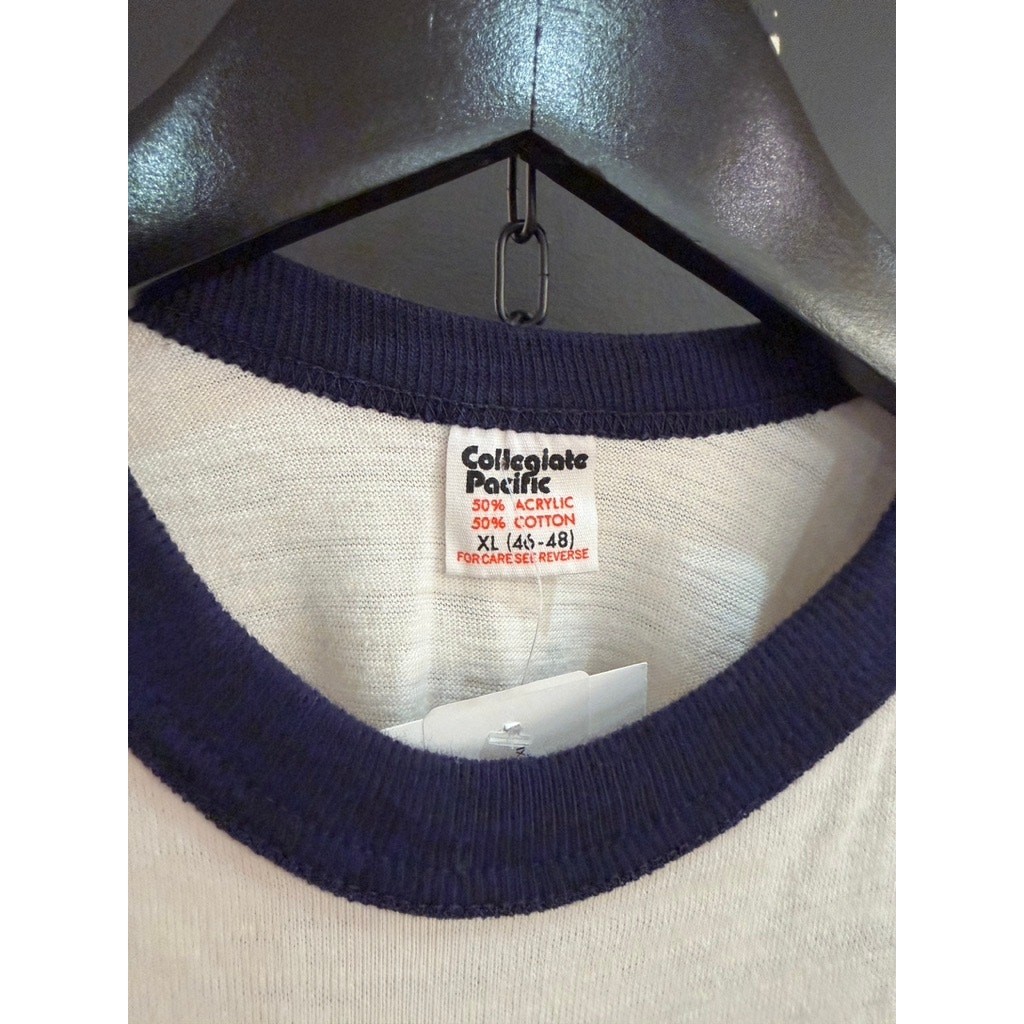 Size XL - 70s Mutants for Nuclear Power Vintage Collegiate Pacific Raglan Shirt gallery