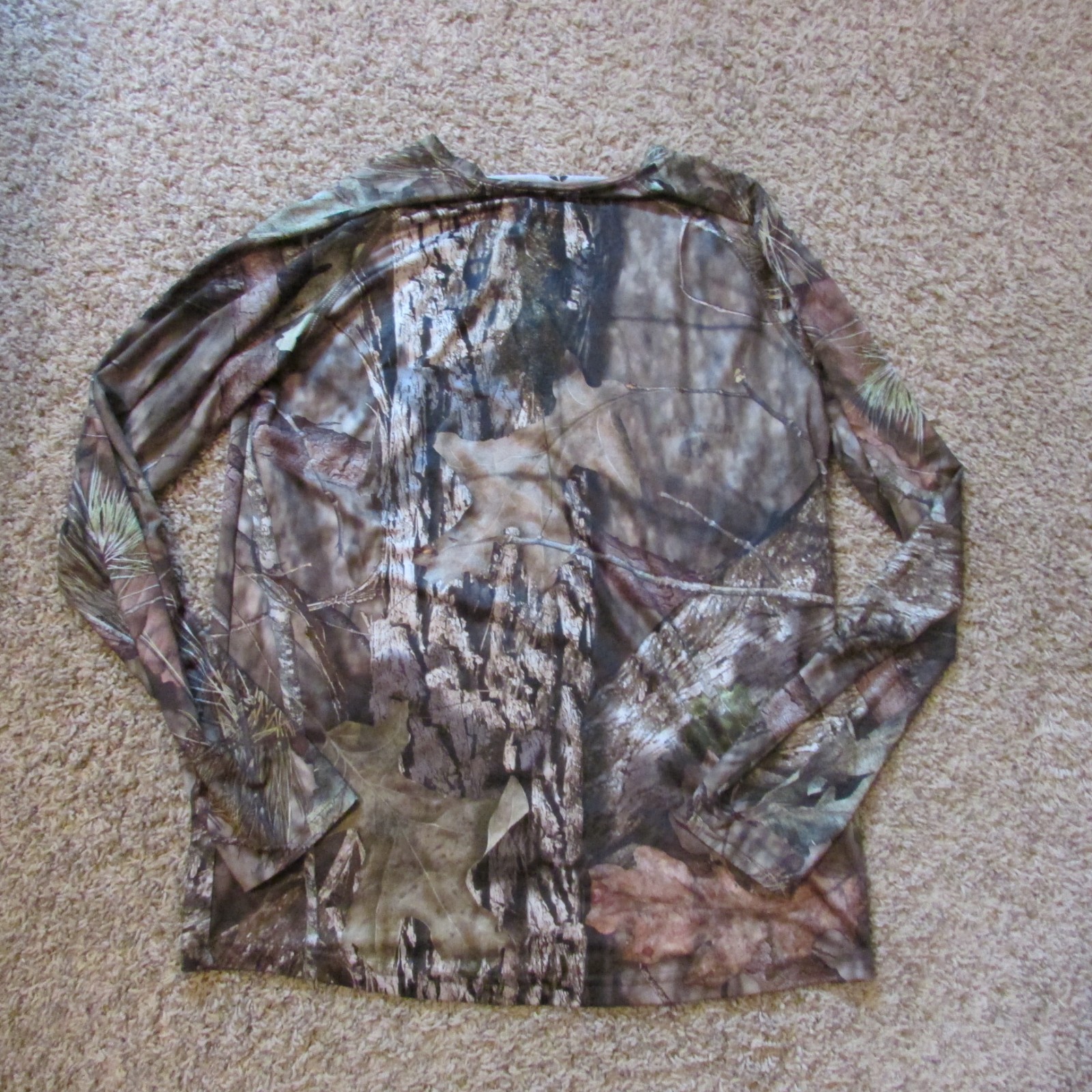 NWOT Mossy Oak Medium Stretch Poly Crew Neck Long Sleeve Shirt gallery