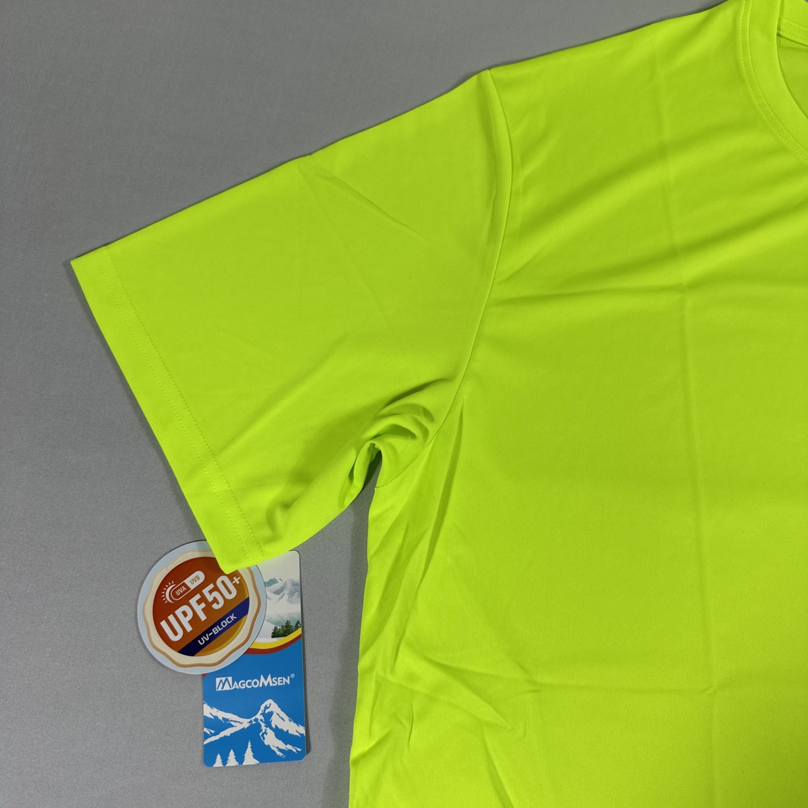 Magco Msen Ssleeve Shirts for Men Sun Protection UPF-50+ Size 2XL Fluorescent gallery