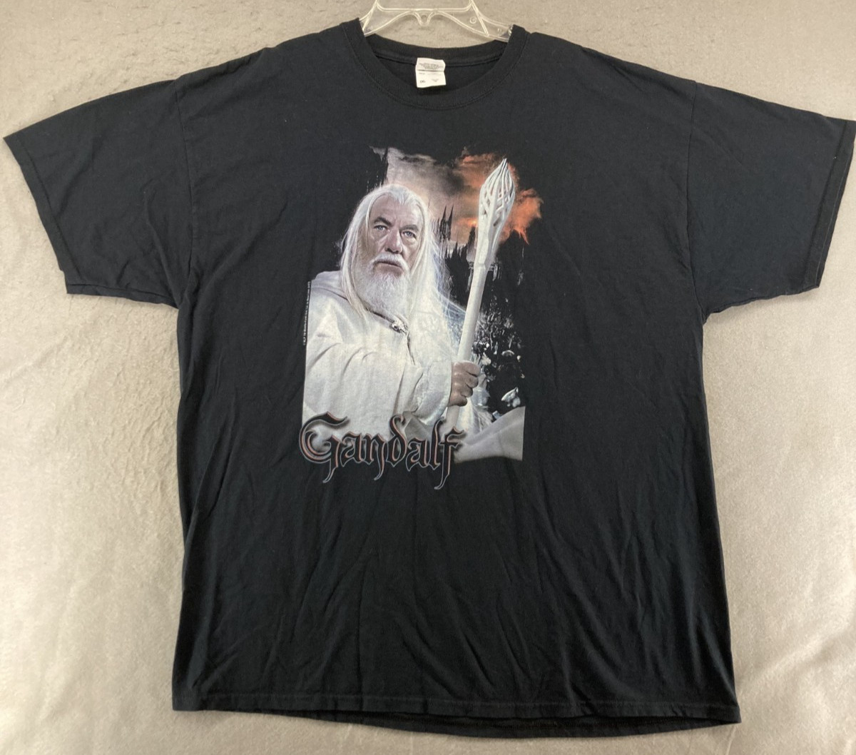 Gandalf Black TShirt 2XL Middle Earth LOTR Hobbit Wizard gallery