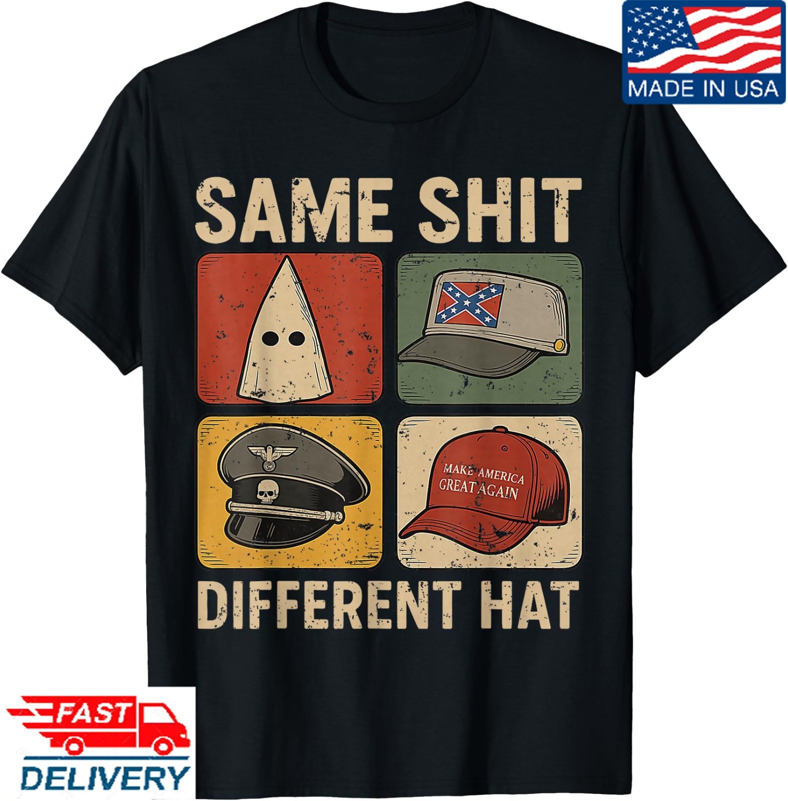 Same Sh*t Different Hat T-shirt, Unisex Tee gallery