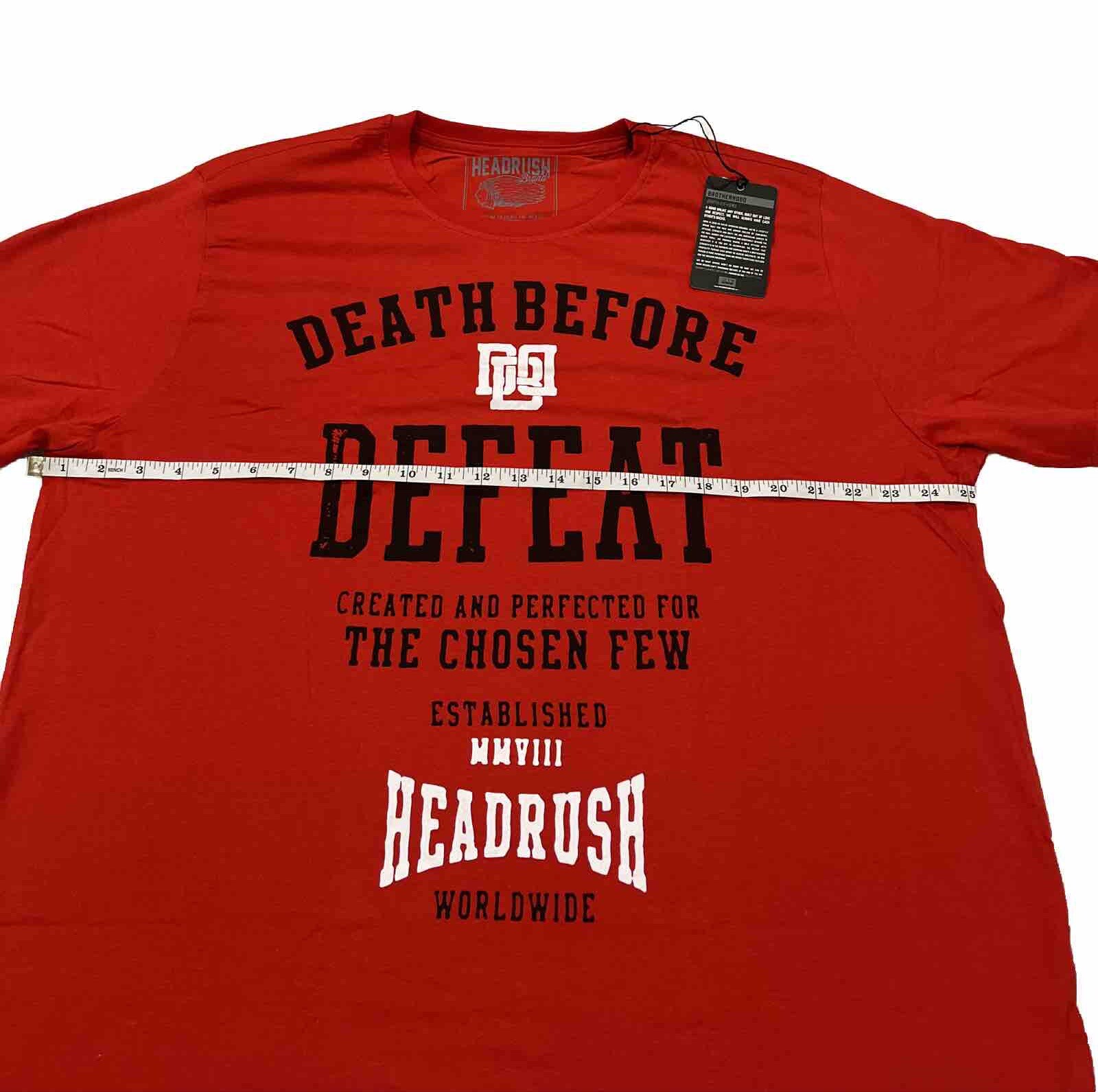 Headrush Brand Red 2XL Short Sleeve Brotherhood gallery