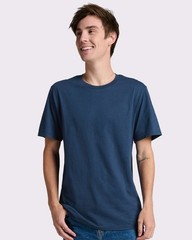 🔥 JERZEES Premium Short Sleeve Cotton Pre-shrunk T-shirt 570MR Washed Navy 2XL