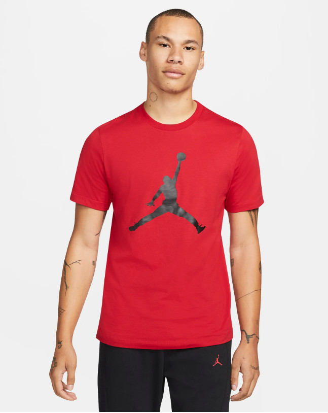 Nike Air Jordan Jumpman Logo Tee Mens T-Shirt Red Multi Size Casual Top gallery