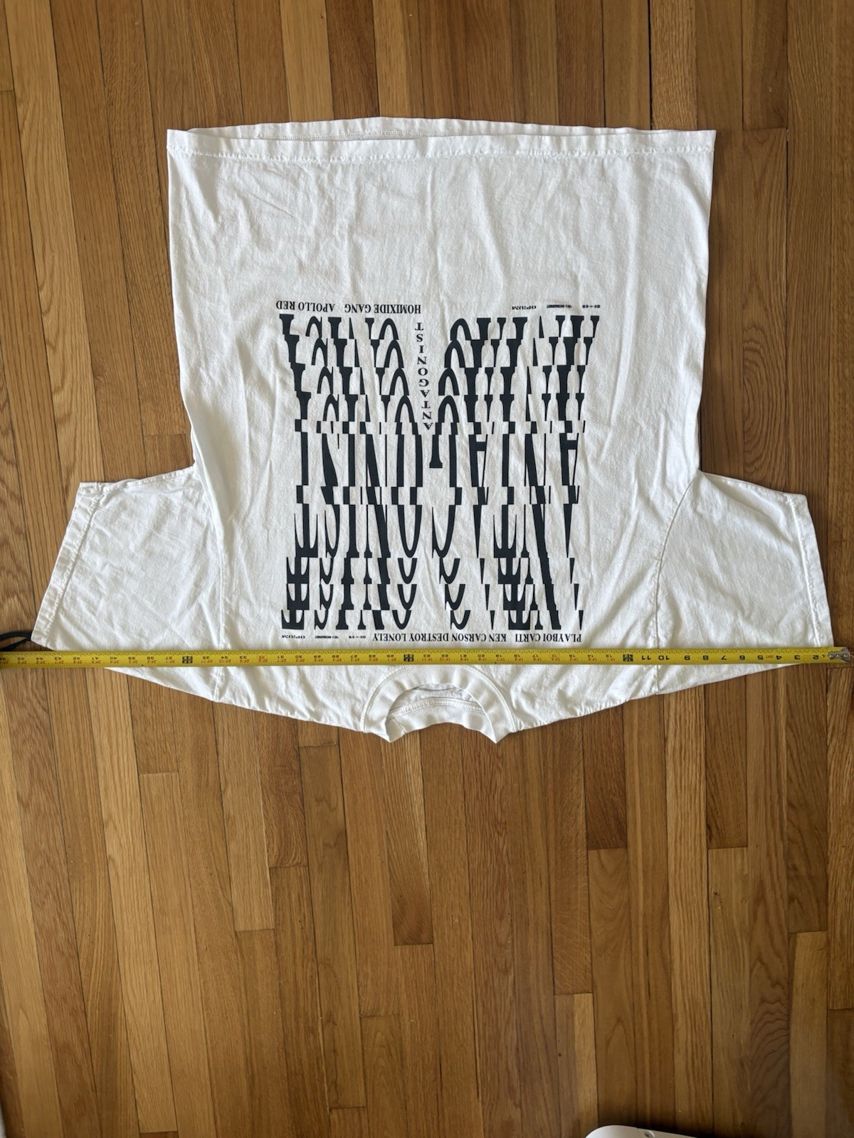 Opium Antagonist Tour Shirt Mens Large White Playboi Carti Ken Carson Tee gallery
