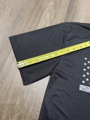 US Army Large Flag Logo Black Performance T-Shirt Military Official Licensed New