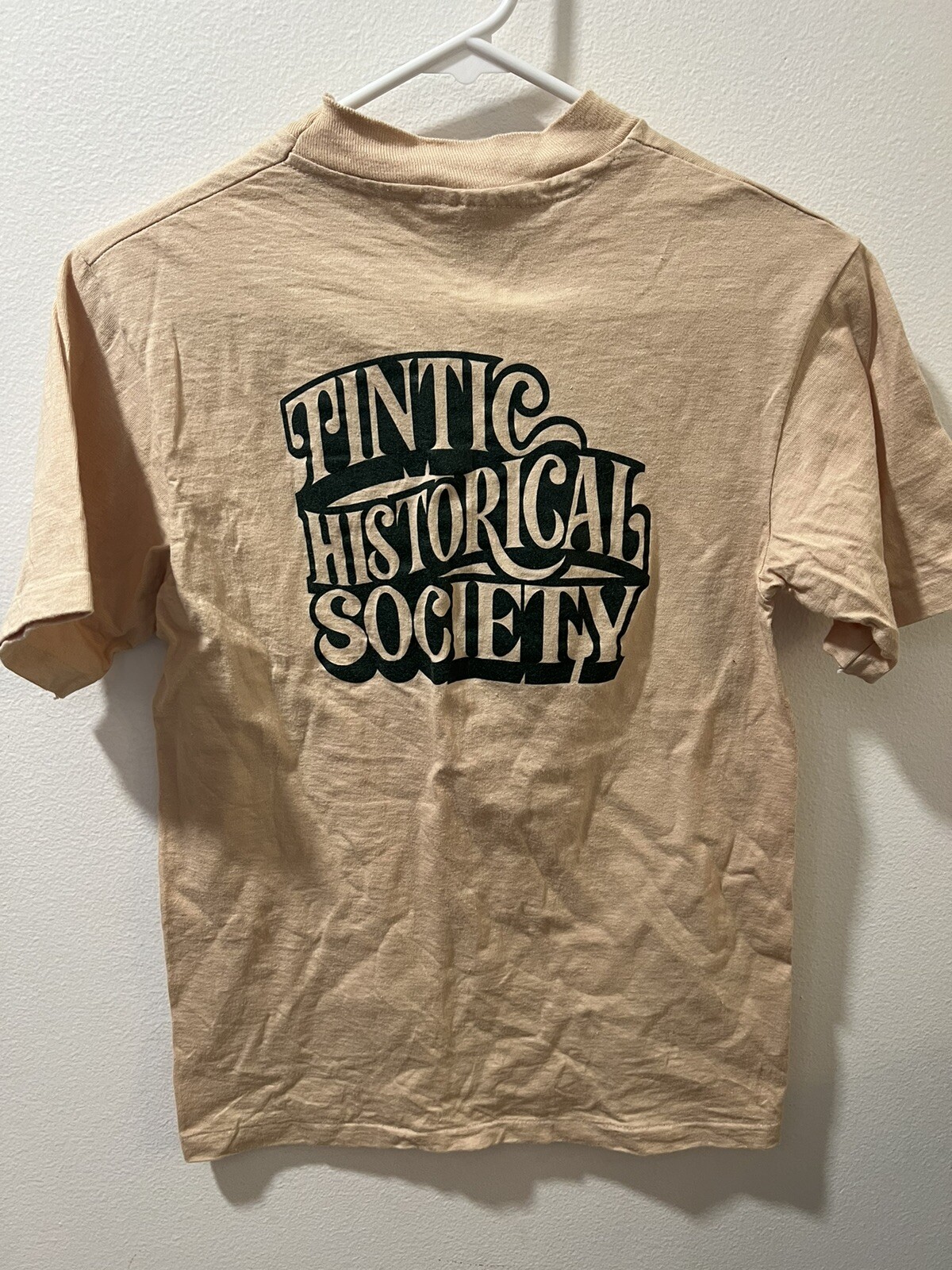Vintage Eureka Utah T-Shirt Size 34-36 Cotton Made in USA Tan Tintic Historical gallery