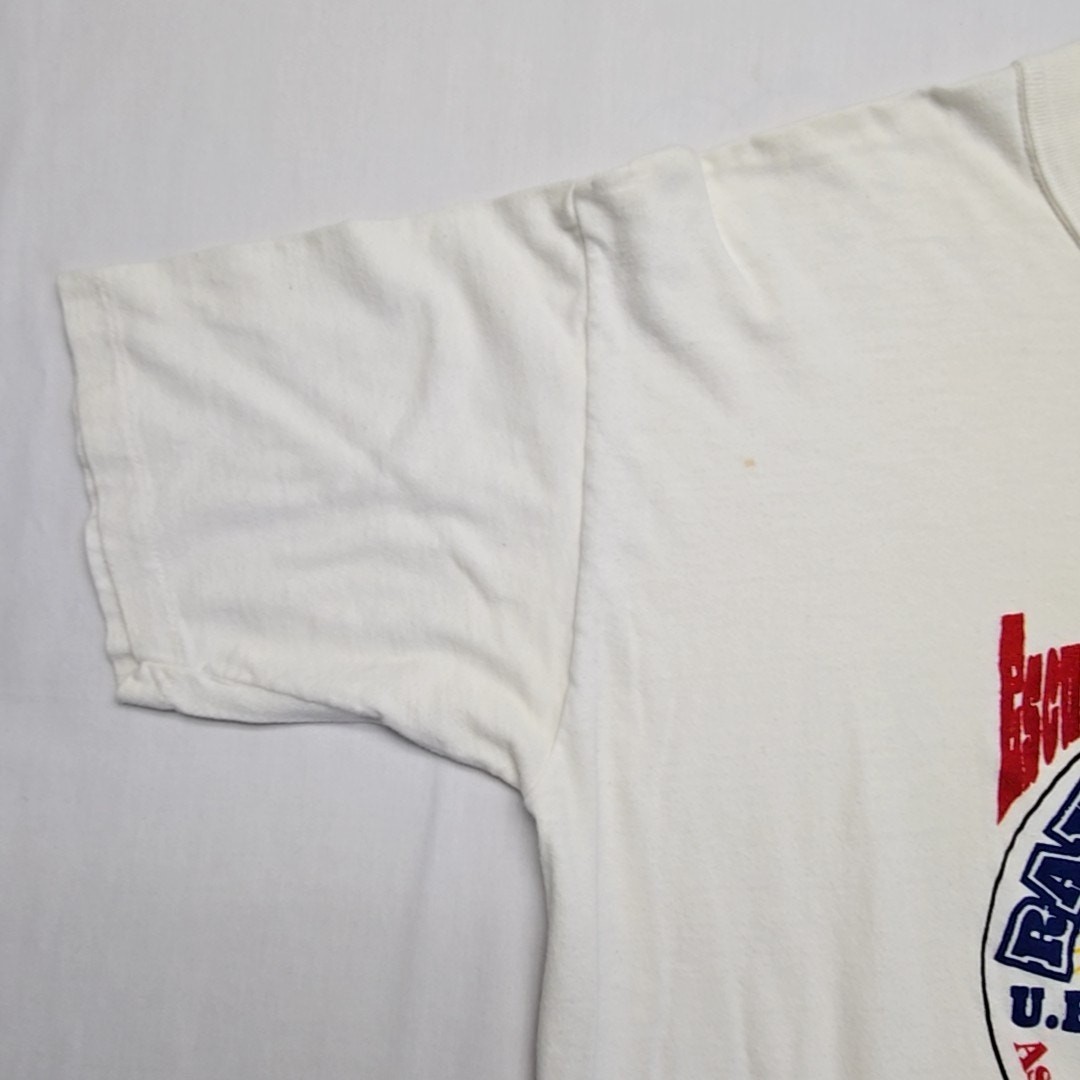 Vintage Rayos De Luz Graphic Tee 1st Grade Christian School White XXL Shirt 90s gallery