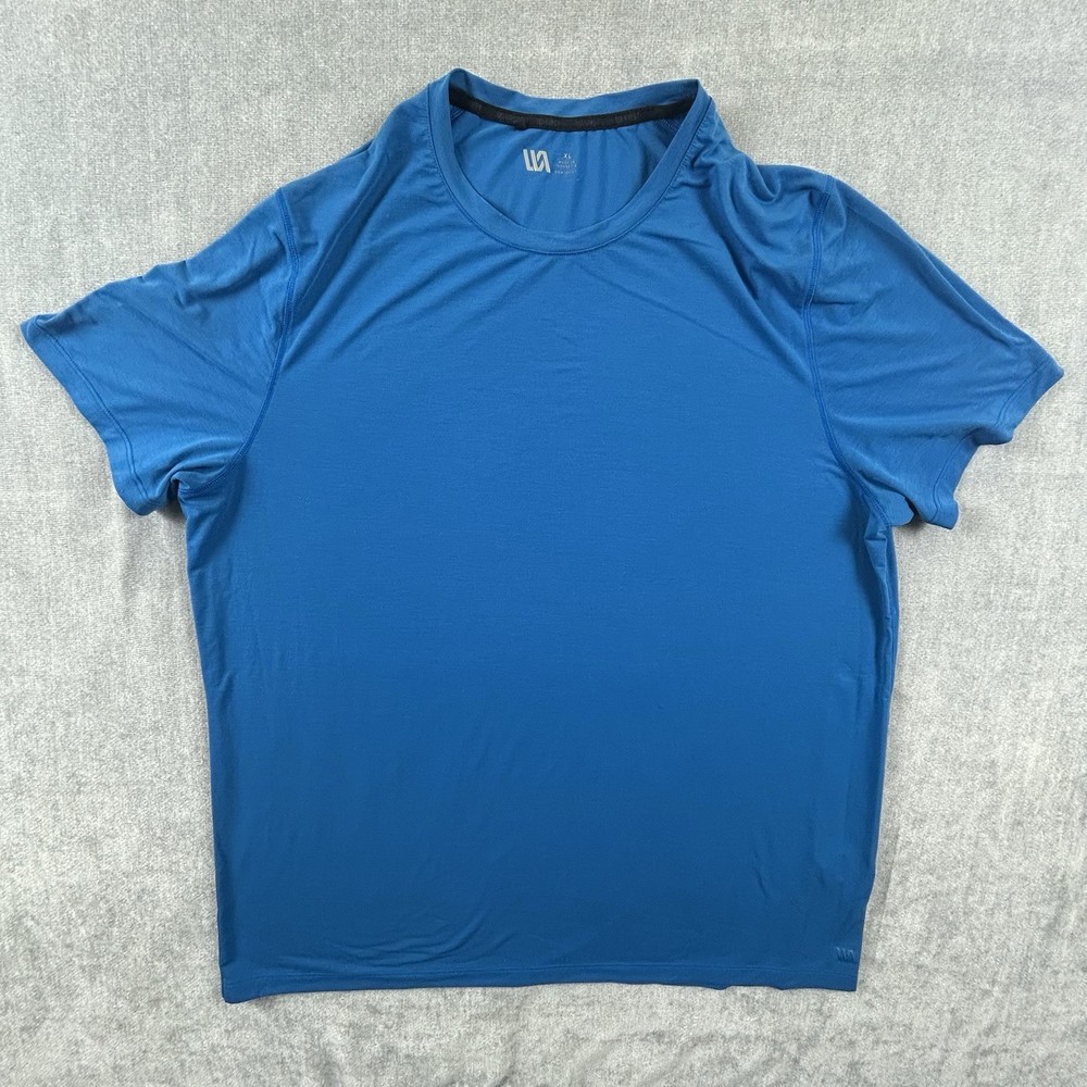 Vrst T-Shirt Mens XL Blue Short Sleeve Activewear Pullover Shirt