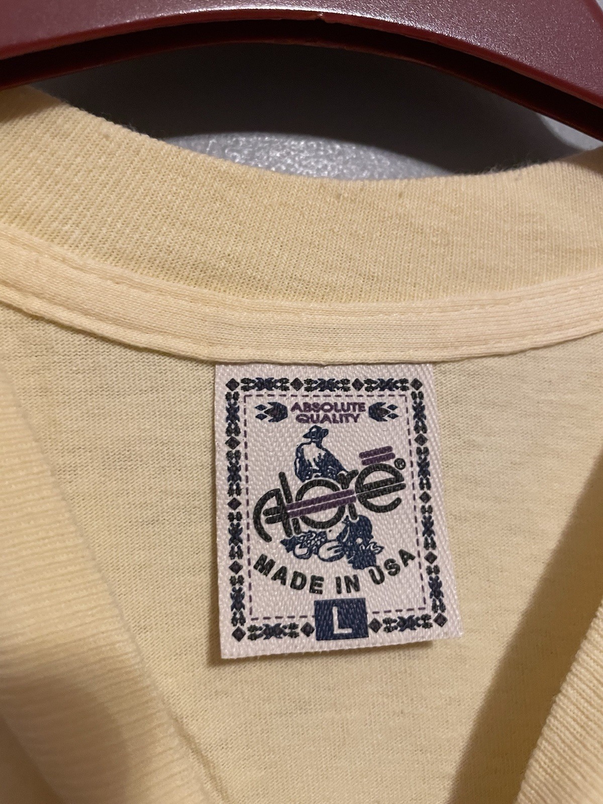 Vintage 90s Beta Sigma Phi Fraternity Yellow T-Shirt Size Large (D418) gallery