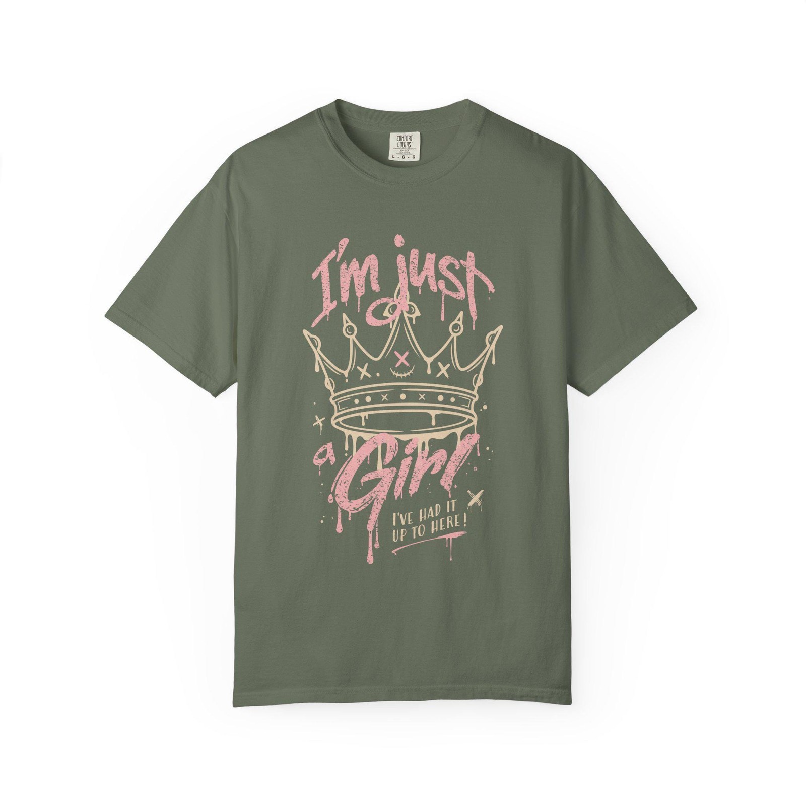 Im Just a Girl 90s Rock Graphic T-Shirt Vintage Distressed Band Tee gallery