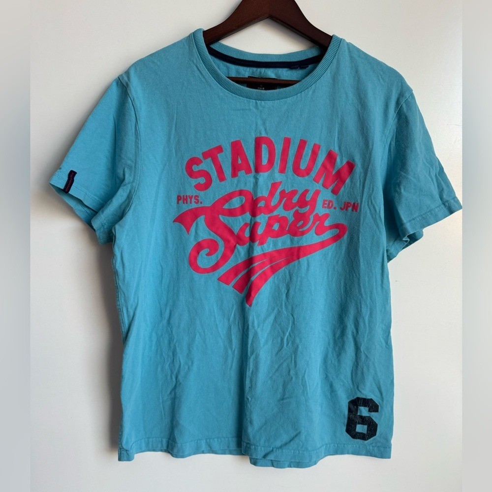 Superdry Osaka COLLEGIATE GRAPHIC LIGHTWEIGHT T-SHIRT blue men 2XL COTTON gallery
