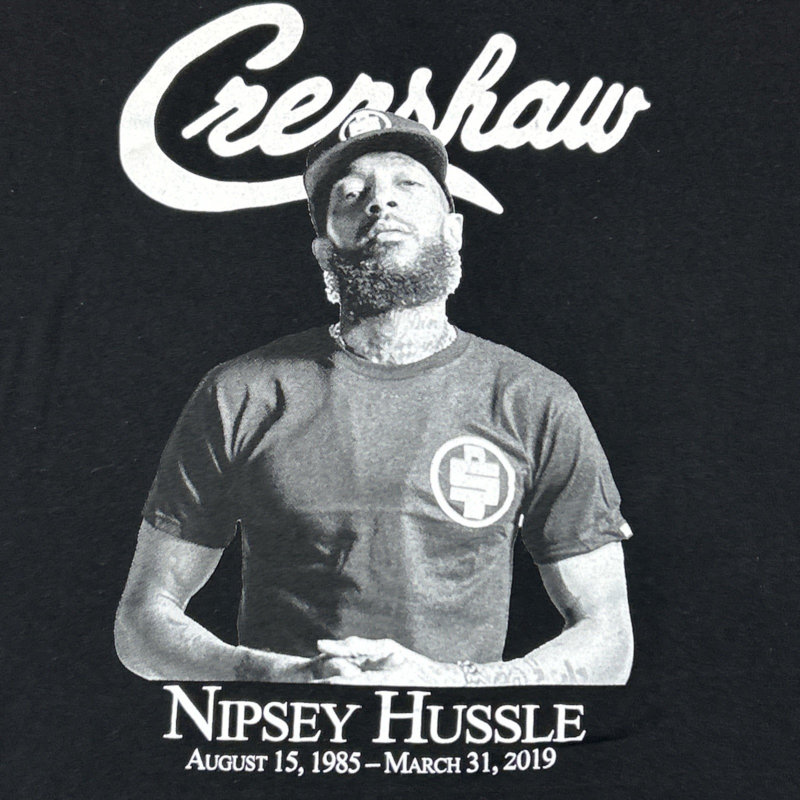Nipsey Hussle Crenshaw Graphic T Shirt Black Hip Hop Rap Memorial Streetwear Tee gallery