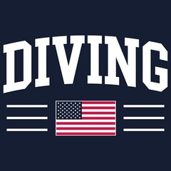 USA Diving Arch T-Shirt