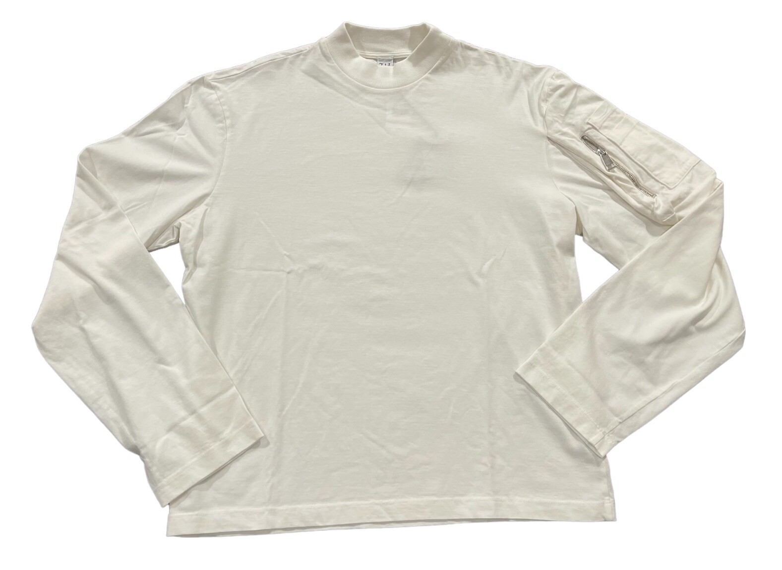 NEW Winnie New York Long Sleeve Mock Neck Shirt Cream Size Large L NWT gallery