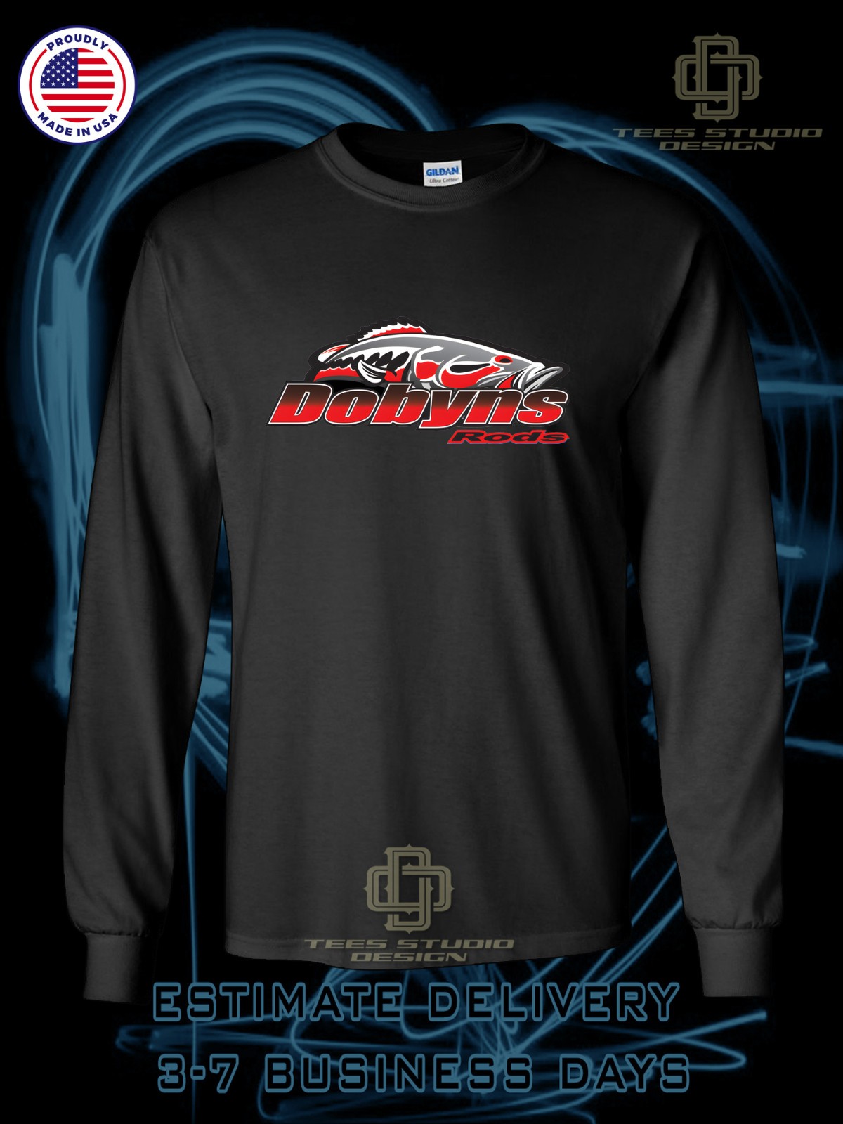 New Fishing Rods Dobyns Rods Fishing Men's T-Shirt American Long Sleeve T-Shirt gallery
