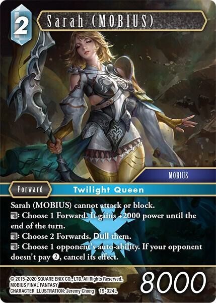 Sarah (MOBIUS) – 19-024L NM – Final Fantasy