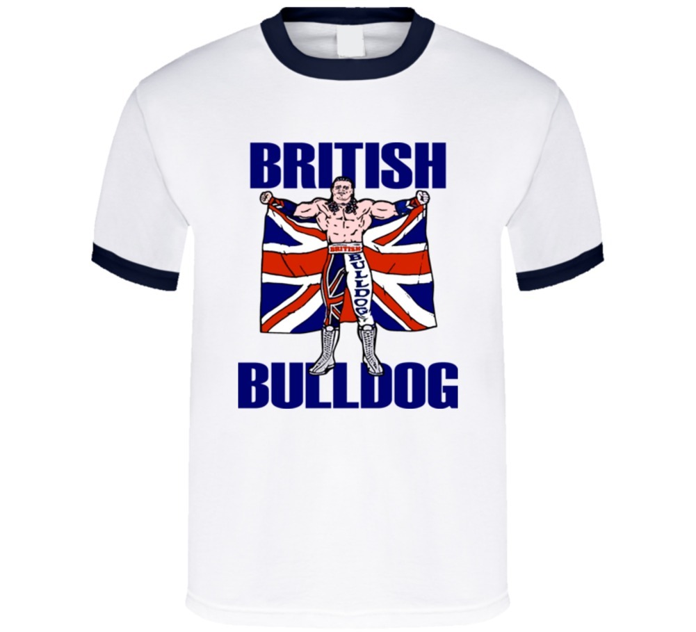 The British Bulldog Retro Wrestling T Shirt