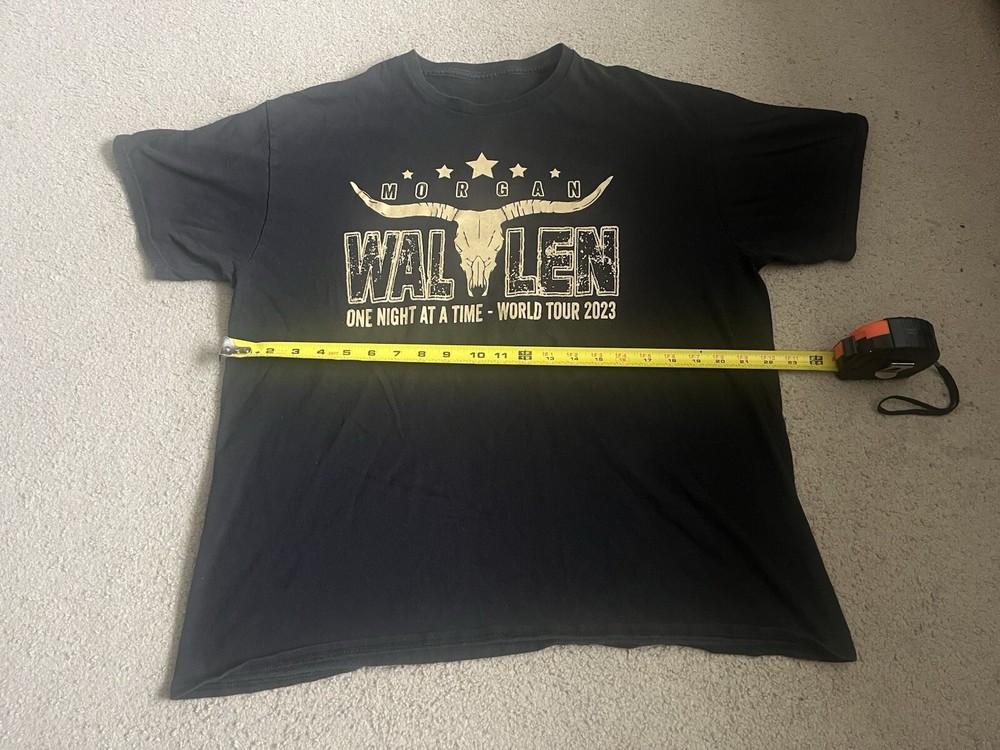 2023 Morgan Wallen One Night at a Time Tour Shirt Country Music Night M L Large?